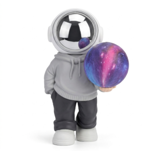 Parlante Bluetooth Astronauta con Luz LED Multicolor