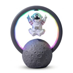 Parlante Bluetooth Astronauta con Luces RGB y Sonido Compacto